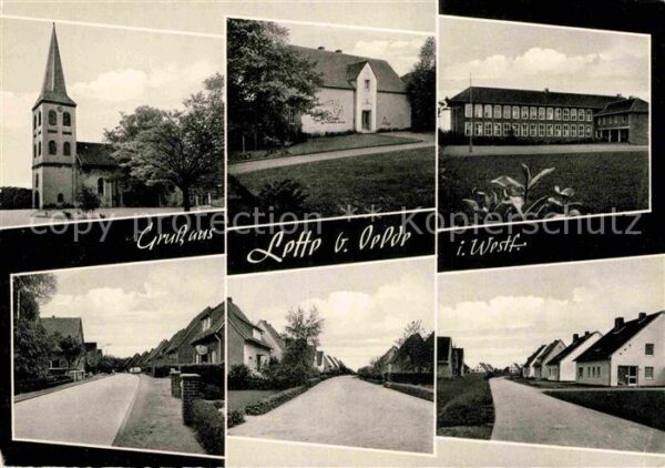 Lette Oelde Kirche Ortsansichten