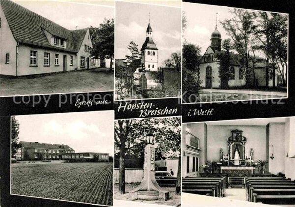 Breischen Kirchen Denkmal Ortsansicht