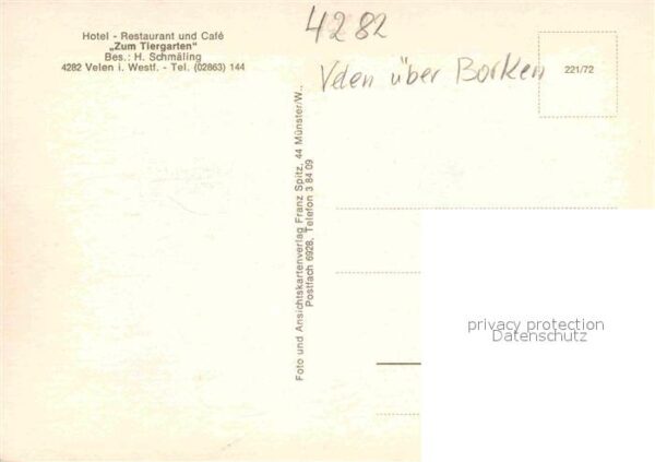 Velen Gasthaus Zum Tiergarten – Bild 2