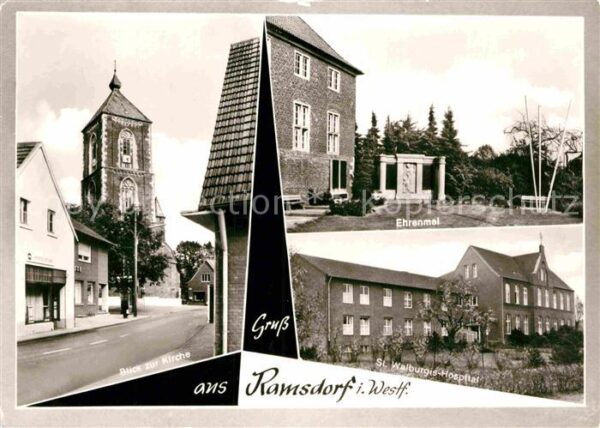 Ramsdorf Velen Kirche Ehrenmal Walburgis Hospital
