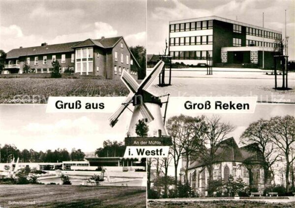 Gross Reken Jugendherberge Schwimmbad Rathaus