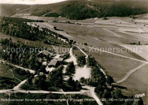Willingen Sauerland Fliegeraufnahme Liftgaststaette