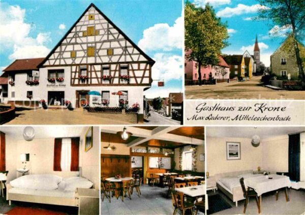 Mitteleschenbach Gasthaus zur Krone Max Lederer