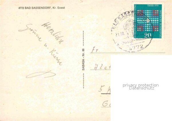 Bad Sassendorf Haus Kurpark Kurmittel Haus Pension Ottensmann – Bild 2