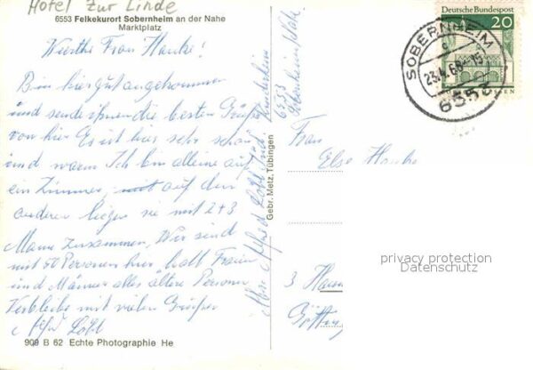 Sobernheim Fliegeraufnahme Hotel zur Linde – Bild 2