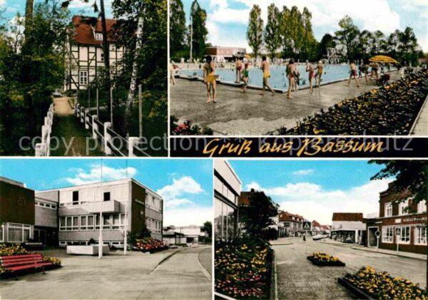 Bassum Schwimmbad Stadtansicht