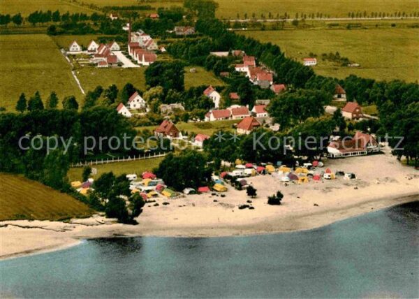 Oberhammelwarden Fliegeraufnahme Campingplatz