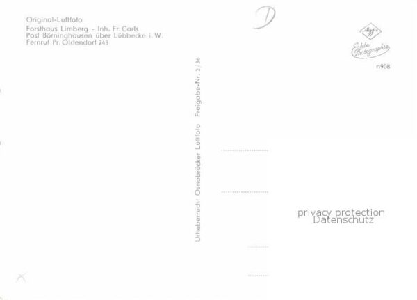 Boerninghausen Fliegeraufnahme Forsthaus Limberg – Bild 2