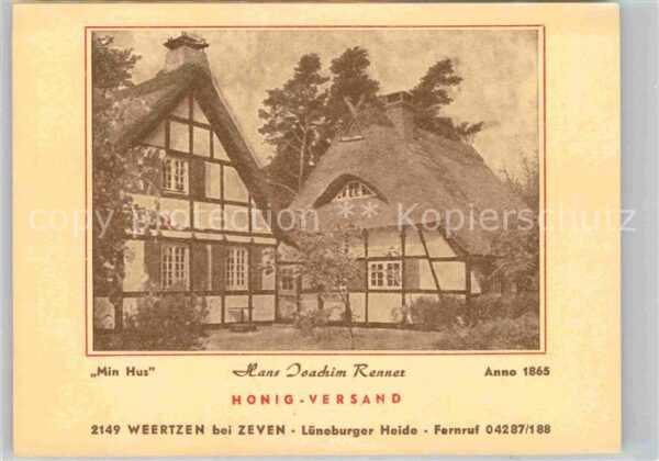 Weertzen Honig Versand Renner