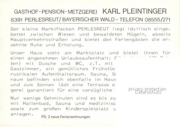 Perlesreut Gasthof Pleintinger – Bild 2