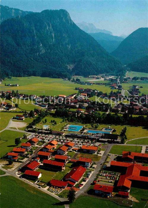 Inzell Schwimmbad Ausserfeld Fliegeraufnahme