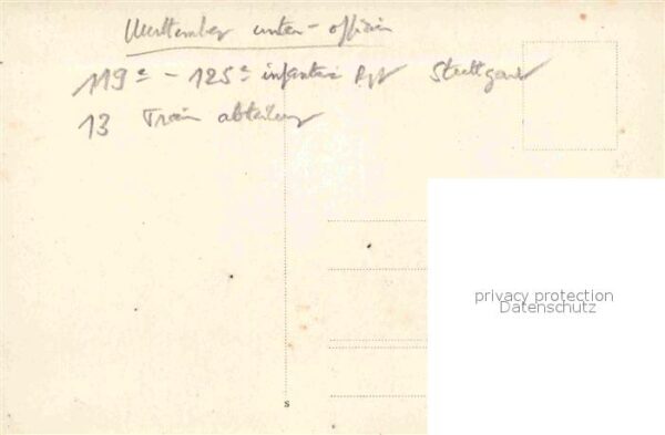 Stuttgart Wuertembergische Infanterie Regiment 119 Infanterie Regiment 125 Train – Bild 2