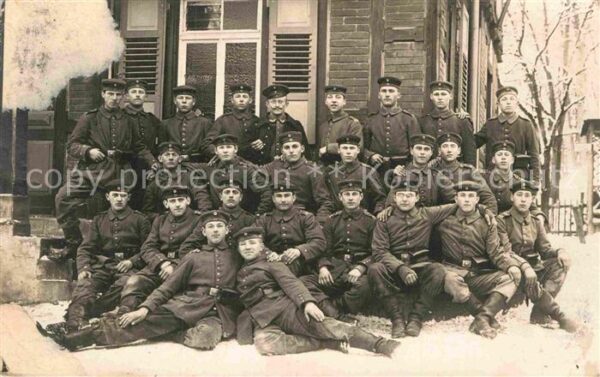 Stuttgart Militaria WK1 Gruppenfoto Soldatenleben