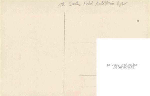Regiment FAR 012 Feldartillerie Soldat Saebel WK1 – Bild 2