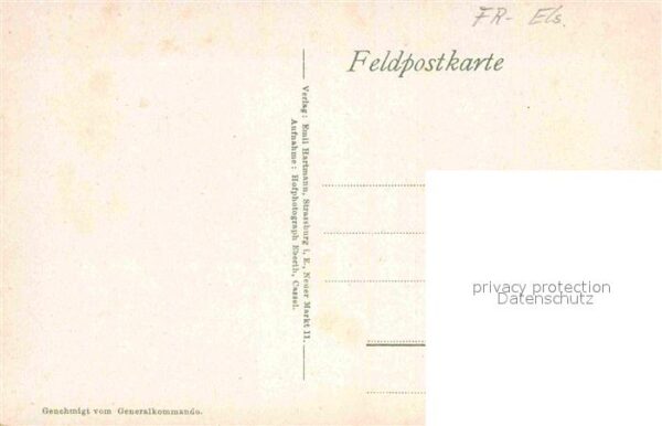 Vogesen Vosges Region WK1 Kriegsbilder aus den Vogesen Feldlazarett mit leicht V – Bild 2