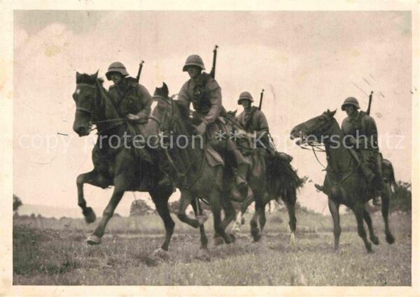 Militaria WK2 Schweiz Kavallerie Pferden Bahnpost ambulant in Memoriam