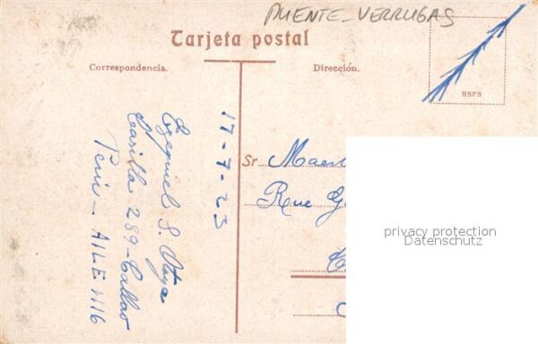 Puente Verrugas Elevacion 5839 pies sobre el nivel del mar – Bild 2