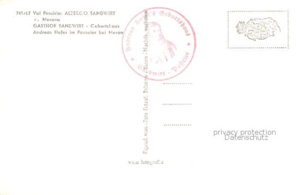 Passeier Gasthof Sandwirt Geburtshaus Andreas Hofer – Bild 2