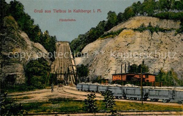 Kalkberge Foerderbahn Tiefbau