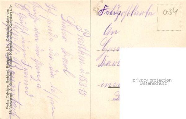 Lyck Ostpreussen Russeneinfal Ruinen – Bild 2