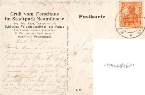 Neumuenster Schleswig-Holstein Forsthaus im Stadtpark – Bild 2
