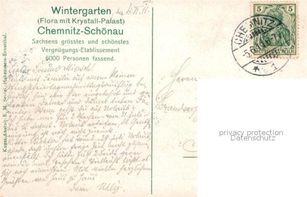 Schoenau Chemnitz Wintergarten Krystall-Palast – Bild 2
