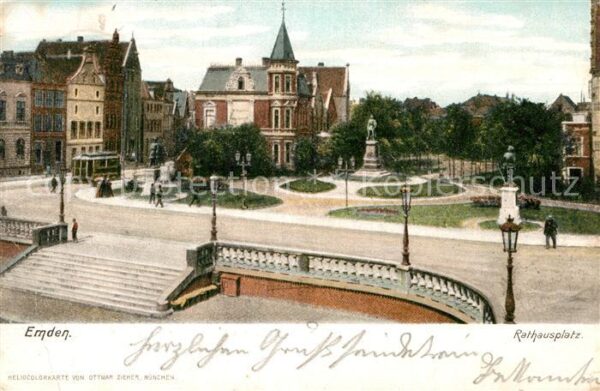 Emden Ostfriesland Rathausplatz