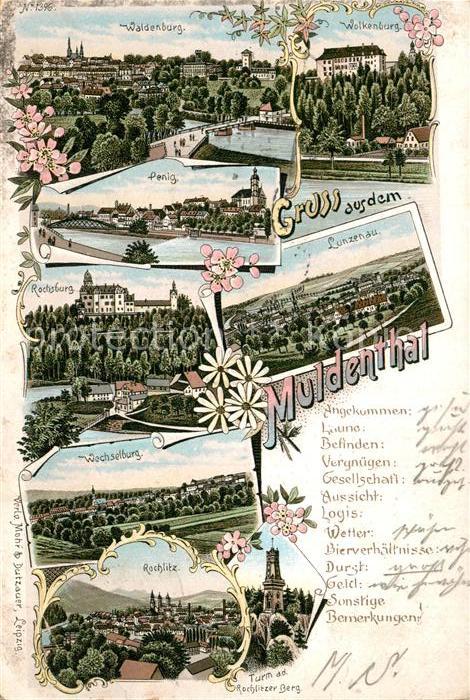 Penig Wechselburg Rochlitz Lunzenau Waldenburg