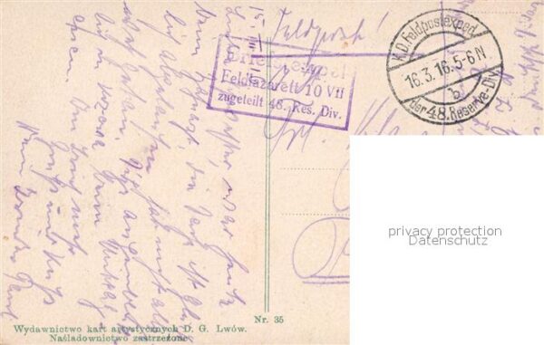 Lwow Lemberg Lviv Ulice Karola Ludwika – Bild 2
