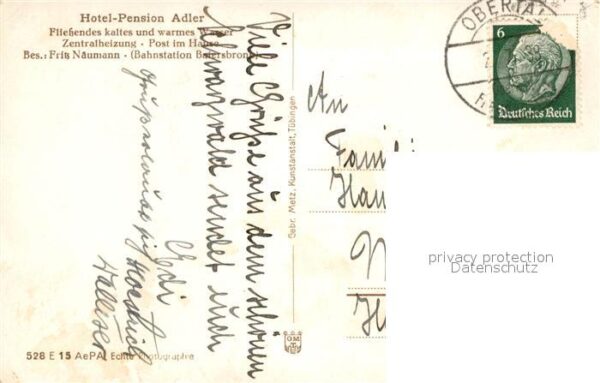 Obertal Baiersbronn Ortsansicht Hotel Adler – Bild 2