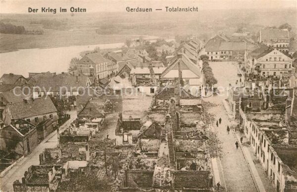 Gerdauen Ostpreussen Ruinen