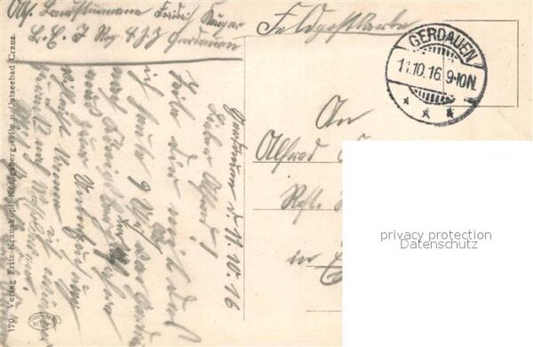 Gerdauen Ostpreussen Ruinen – Bild 2