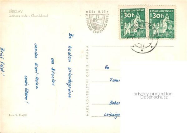 Breclav Lundenburg Leninova trida Grand-Hotel – Bild 2