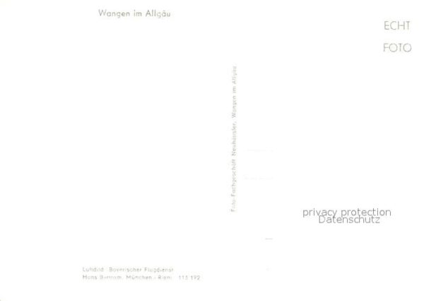 Wangen Allgaeu Fliegeraufnahme – Bild 2