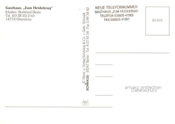 Oberjuenne Gasthaus Zum Heidekrug – Bild 2