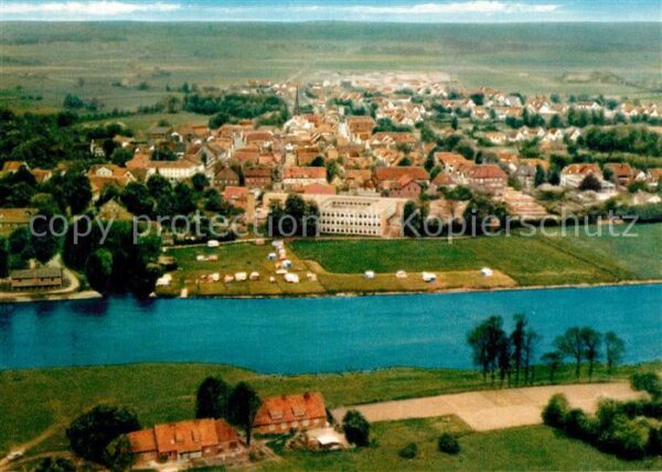 Stolzenau Weser Fliegeraufnahme