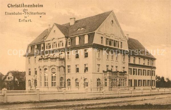 Erfurt Christianenheim Eisenbahn Toechterhort