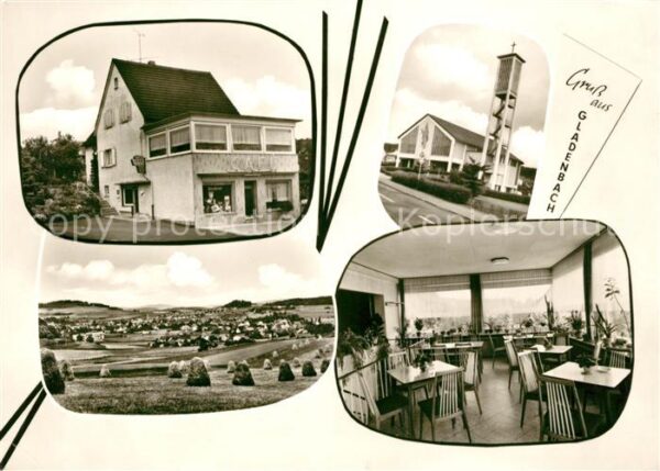 Gladenbach Konditorei Cafe Fuhrmann Kirche Panorama