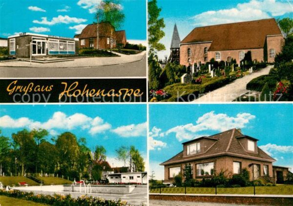 Hohenaspe Parkanlage Kirche Friedhof