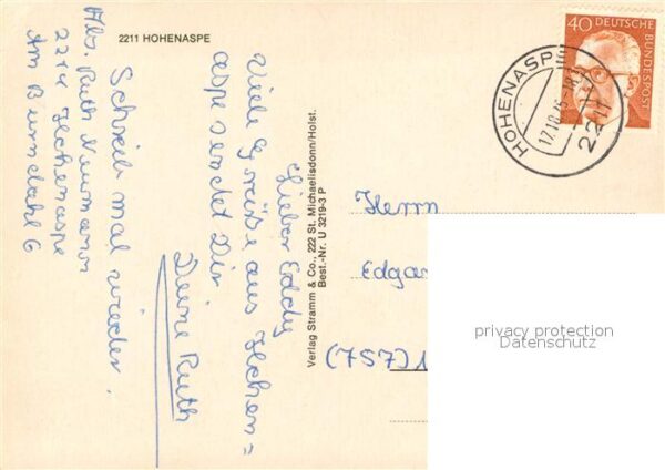Hohenaspe Parkanlage Kirche Friedhof – Bild 2