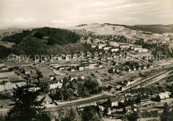 Breitenbrunn Erzgebirge Fliegeraufnahme