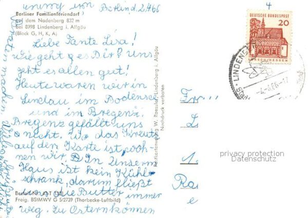 Lindenberg Allgaeu Fliegeraufnahme Berliner Familienferiendorf – Bild 2