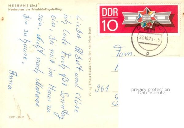 Meerane Neubauten Friedrich Engels Ring – Bild 2