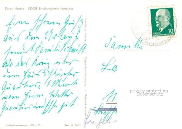 Hartha Oederan FDGB Erholungsheim Forsthaus – Bild 2