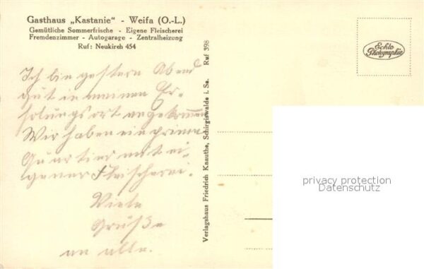 Weifa Gasthaus Kastanie NZ3 – Bild 2