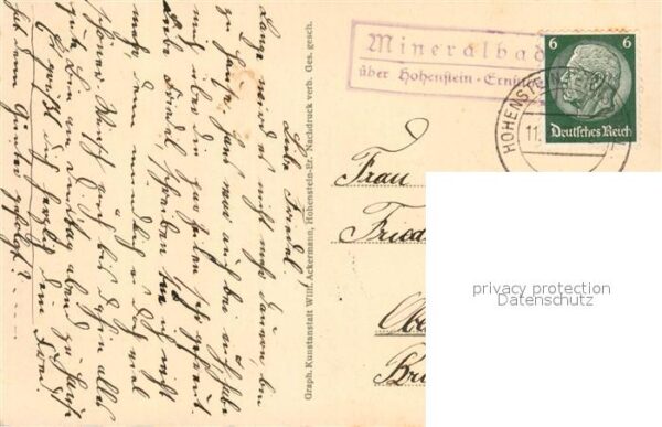 Hohenstein-Ernstthal Erholungsheim der DAF Bergmannsheim NZ3 – Bild 2