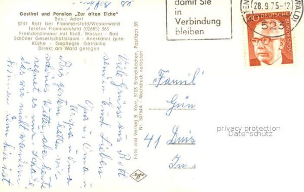 Flammersfeld Gasthof Zur alten Eiche – Bild 2