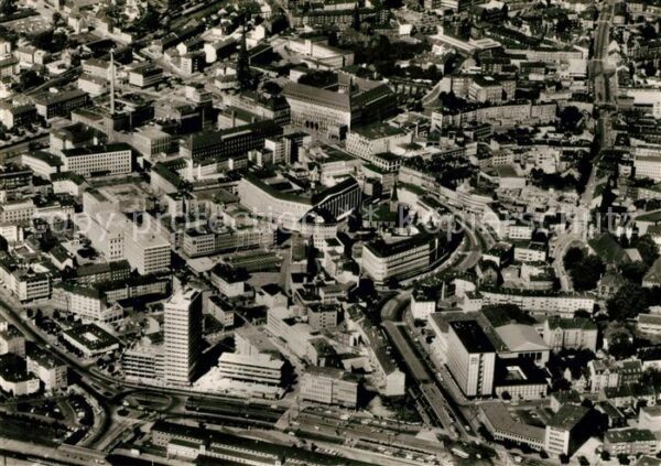 Bochum Fliegeraufnahme Innenstadt