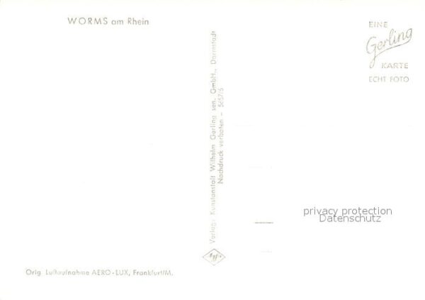 Worms Rhein Fliegeraufnahme – Bild 2