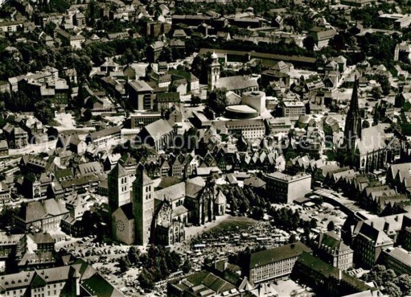 Muenster Westfalen Fliegeraufnahme Altstadt